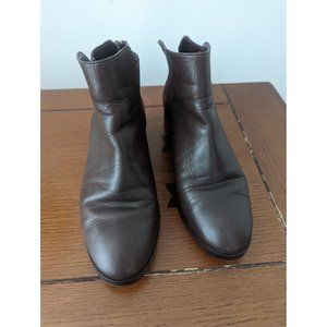 Cole Haan Women's Brown Leather & Suede Booties Size 5.5